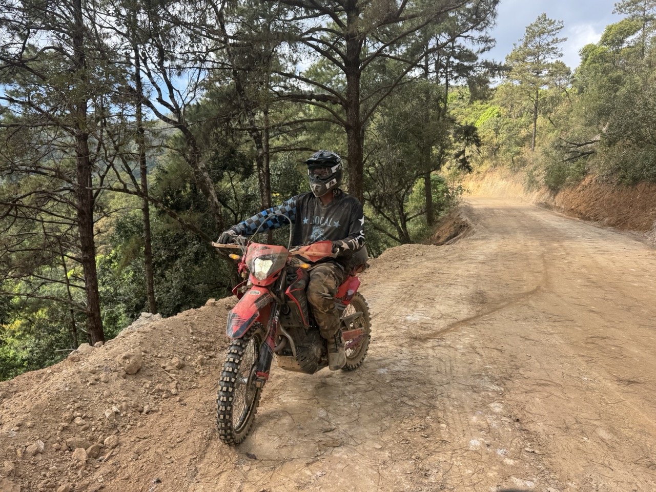 Honda CRF300 — the go-to bike for larger riders renting in Chiang Mai